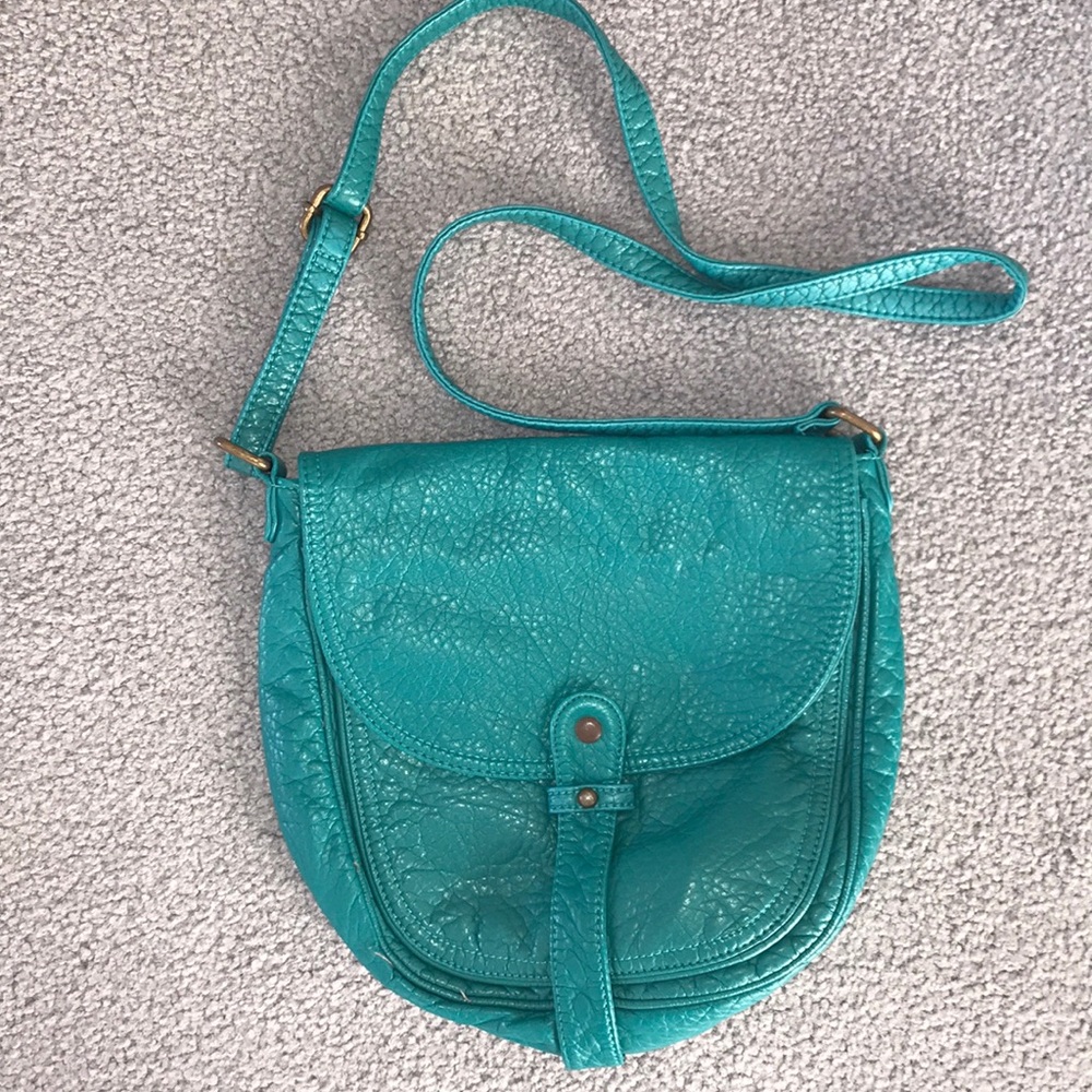 Teal purse